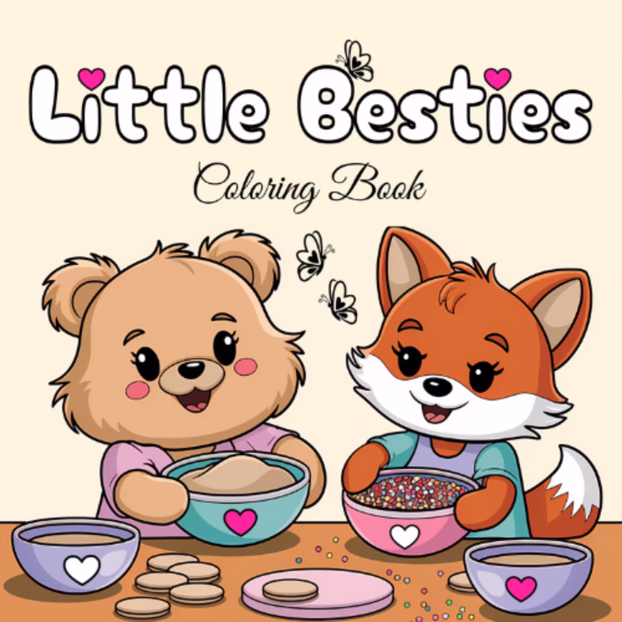 little besties friends cute coloring book available at amazon